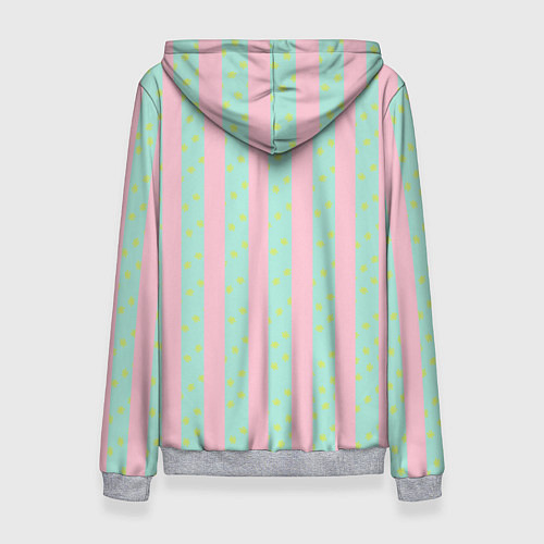 Женская толстовка Полоска в цветочек - костюм Кена из фильма Барби / 3D-Меланж – фото 2