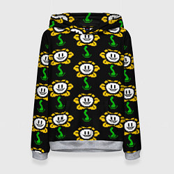 Женская толстовка Undertale - flowey smile