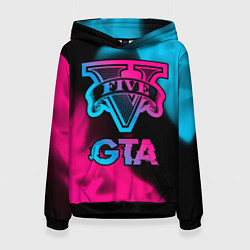 Женская толстовка GTA - neon gradient