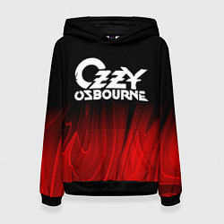 Женская толстовка Ozzy Osbourne red plasma