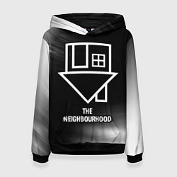 Женская толстовка The Neighbourhood glitch на темном фоне