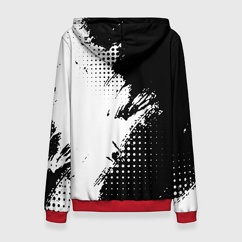 Женская толстовка No pain no gain - белый / 3D-Красный – фото 2