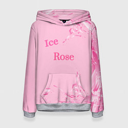Толстовка-худи женская Ice Rose, цвет: 3D-меланж