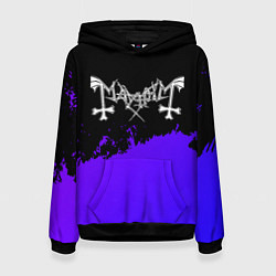 Женская толстовка Mayhem purple grunge