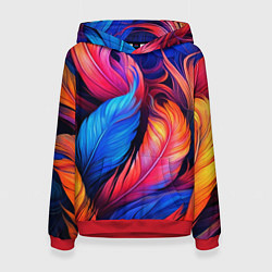 Женская толстовка Экзотические перья