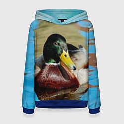 Женская толстовка Утка Кряква - селезень