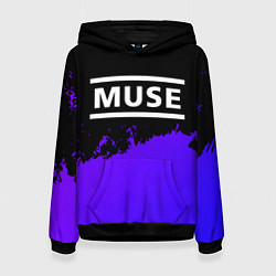 Женская толстовка Muse purple grunge