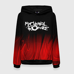 Женская толстовка My Chemical Romance red plasma