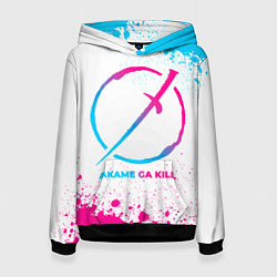 Женская толстовка Akame ga Kill neon gradient style