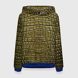 Женская толстовка Текстура кожи крокодила