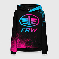 Женская толстовка FAW - neon gradient