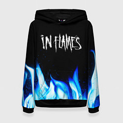 Женская толстовка In Flames blue fire