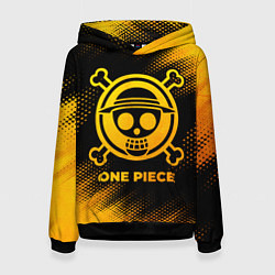 Женская толстовка One Piece - gold gradient