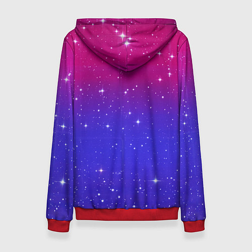 Женская толстовка Daft Punk Discovery / 3D-Красный – фото 2