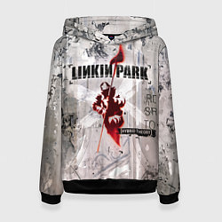 Толстовка-худи женская Linkin Park Hybrid Theory, цвет: 3D-черный