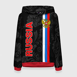 Женская толстовка Russia black style