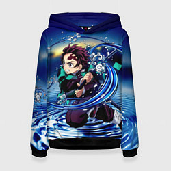 Женская толстовка Танджиро Камадо Клинок, рассекающий демонов