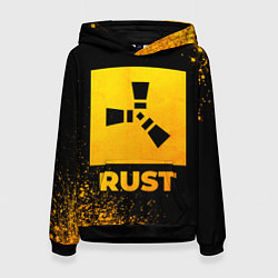 Женская толстовка Rust - gold gradient