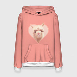 Женская толстовка Красивая лама