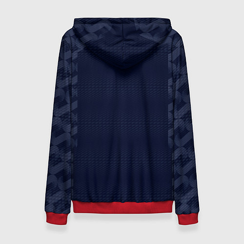 Женская толстовка ФК Реал Мадрид форма 2324 гостевая / 3D-Красный – фото 2