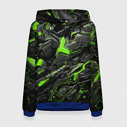 Женская толстовка Текстура киберпанка