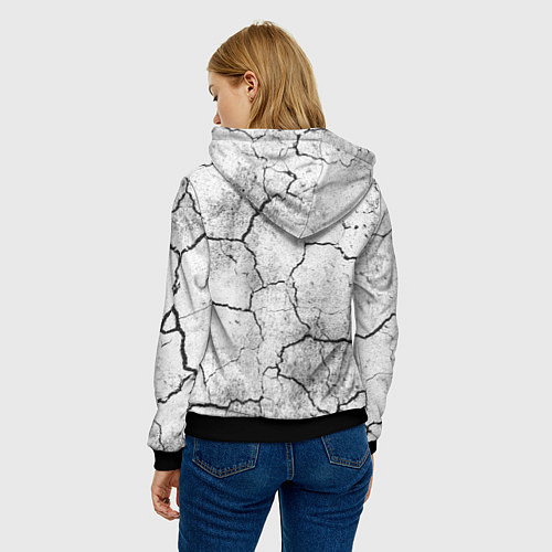 Женская толстовка Ducati - потресканная земля / 3D-Черный – фото 4