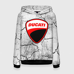 Женская толстовка Ducati - потресканная земля