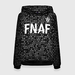 Женская толстовка FNAF glitch на темном фоне: символ сверху