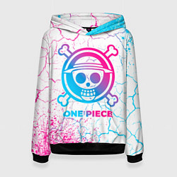 Женская толстовка One Piece neon gradient style