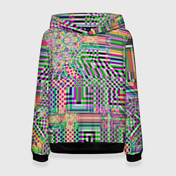 Женская толстовка Геометрическая абстракция ультра