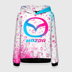 Женская толстовка Mazda neon gradient style