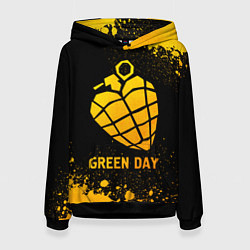 Женская толстовка Green Day - gold gradient