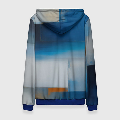 Женская толстовка Синяя палитра / 3D-Синий – фото 2