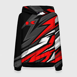 Женская толстовка Kawasaki - red uniform