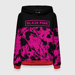 Женская толстовка Black pink - emblem - pattern - music