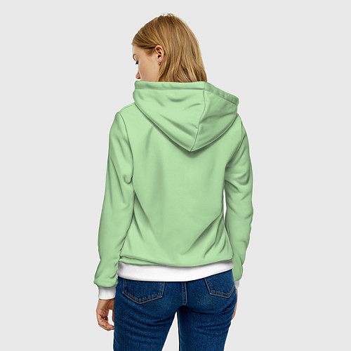 Женская толстовка Хэппибара счастлива / 3D-Белый – фото 4