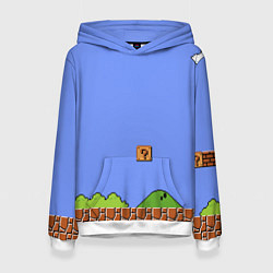 Женская толстовка Первый уровень Марио
