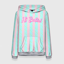 Женская толстовка Hi Barbie - фраза и костюм Кена