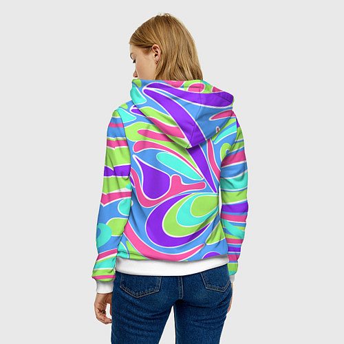 Женская толстовка Костюм Barbie Totally Ultra Hair brunette / 3D-Белый – фото 4