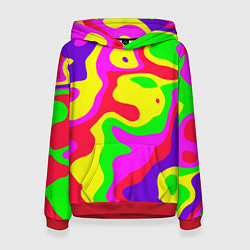 Женская толстовка Абстракция пять цветов