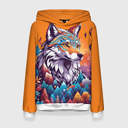 Женская толстовка Рыжая лисичка - тотемное животное