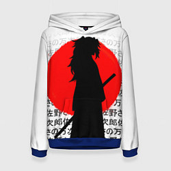 Женская толстовка Ёриичи - клинок рассекающий демонов - силуэт