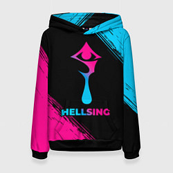 Женская толстовка Hellsing - neon gradient