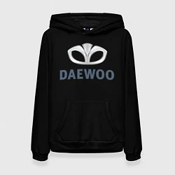 Толстовка-худи женская Daewoo sport auto, цвет: 3D-черный