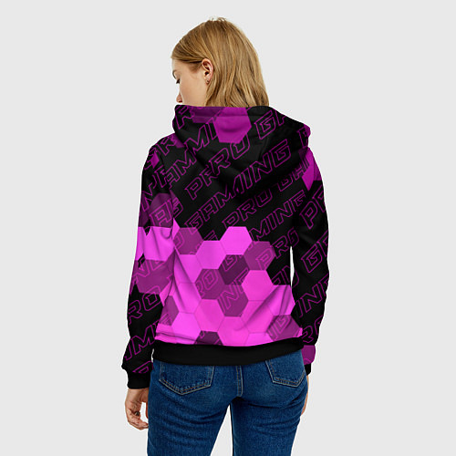 Женская толстовка Mafia pro gaming: символ сверху / 3D-Черный – фото 4