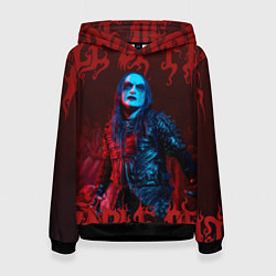 Толстовка-худи женская Cradle Of Filth: Dani Filth, цвет: 3D-черный