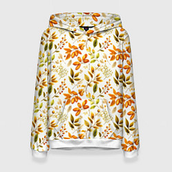 Женская толстовка Осенние листья и желуди