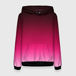 Женская толстовка Розово-малиновый градиент