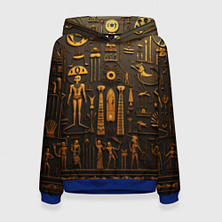 Женская толстовка Арт в стиле египетских письмен