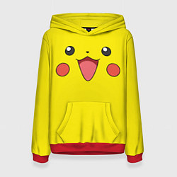 Женская толстовка Пикачу - весёлый покемон